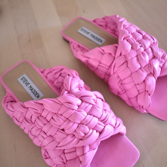 Steve Madden Marina Braided Square Toe Sandals - Picture 7 of 14